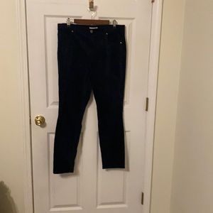 LOFT stretch velvet jeans